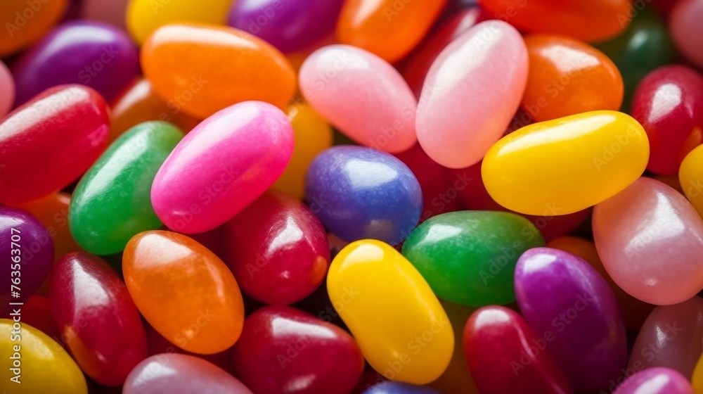 Close-up view of multicolored jelly beans
Close-up view of multicolored jelly beans