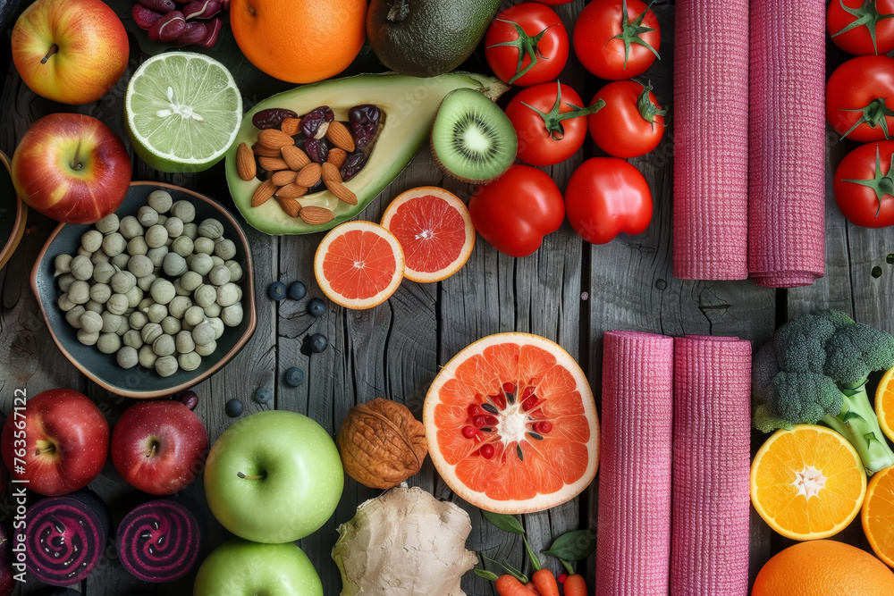 Fitness and Wellness Concept Fitness and Wellness Concept