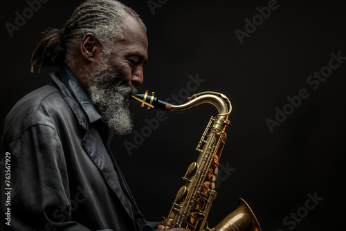 The Grace of Jazz  Elder Musician Shares Timeless Melodies on Saxophone