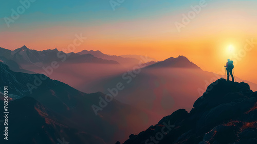 Sunrise over Mountain Vista © spyrakot