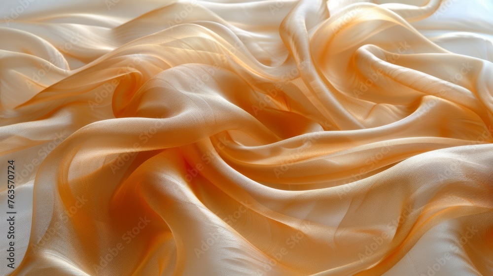 a close up view of a white and yellow fabric with a very soft feel to it's fabricing. a close up view of a white and yellow fabric with a very soft feel to it's fabricing.
