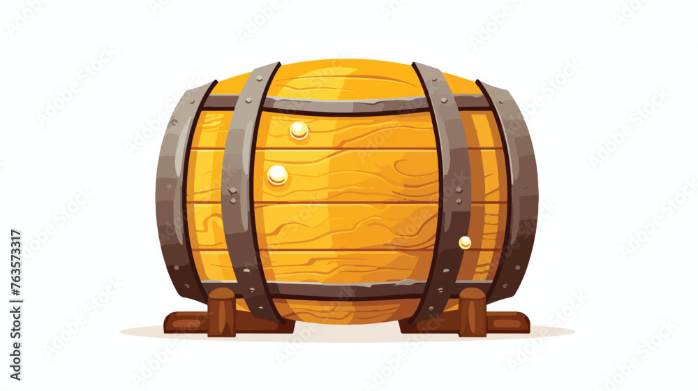 Beer wooden barrel. Beer festival or Oktoberfest. 