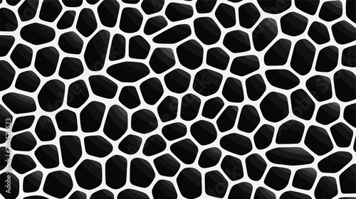 Black and white seamless pattern the texture of tur photo