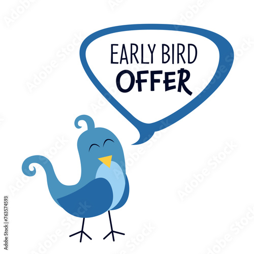 Early Bird Special discount sale event banner or poster.