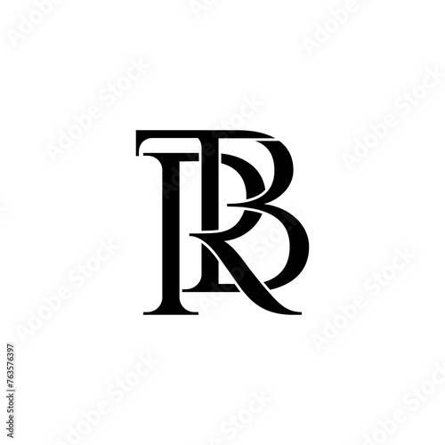 trb initial letter monogram logo design photo