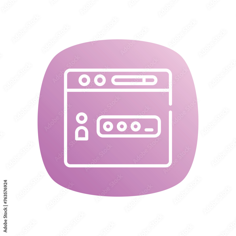 Log In Monetization icon design Log In Monetization icon design