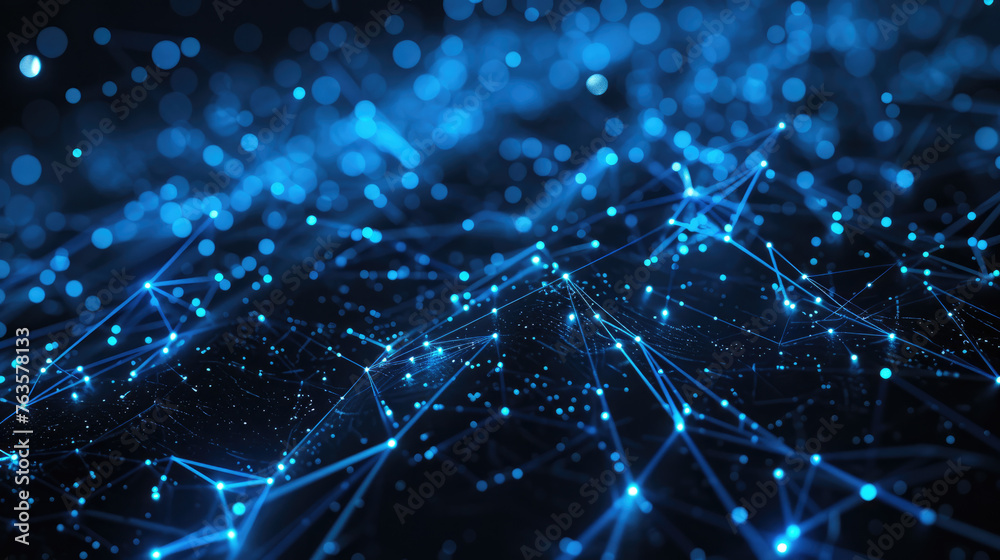 Cyber data abstract background, dark blue digital space with polygonal lines. Theme of network, future, secure connect, pattern, tech, technology, Cyber data abstract background, dark blue digital space with polygonal lines. Theme of network, future, secure connect, pattern, tech, technology,