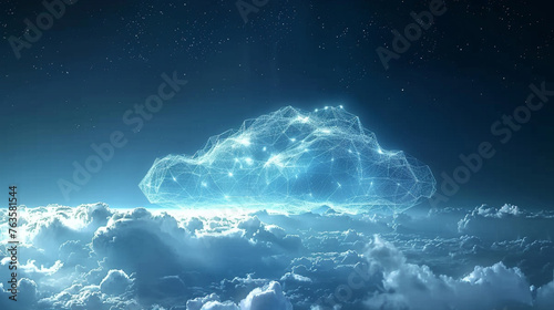 Cloud Computing Technology Internet Storage Network Concept
