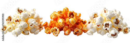 spicy popcorn PNG Transparent white background