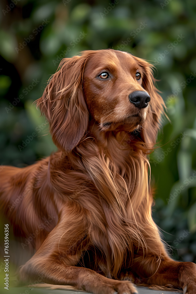 Irish Setter Dog: A Vivid Portrayal of Nature, Athleticism and Canine Elegance