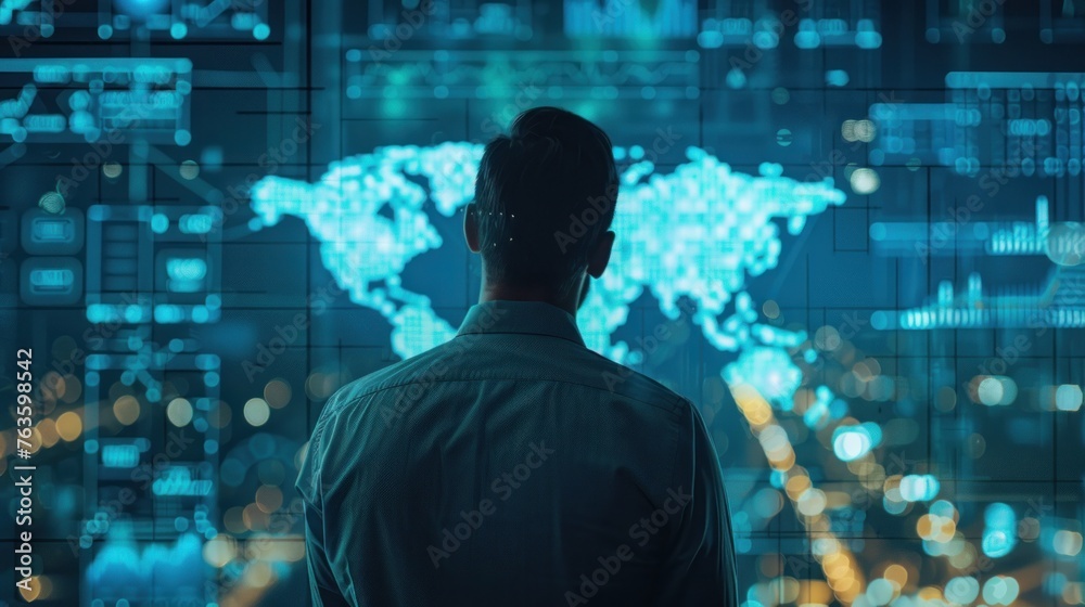 Business analytics, finance, neural network, AI,Big data technology and data science. Data scientist querying, analysing and visualizing Business analytics, finance, neural network, AI,Big data technology and data science. Data scientist querying, analysing and visualizing