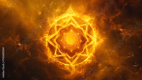 Lotus pose meditation in front of the Svadhisthana chakra symbol. Peaceful decor aids in sacral chakra healing with the Svadhishthana sacral chakra symbol.

