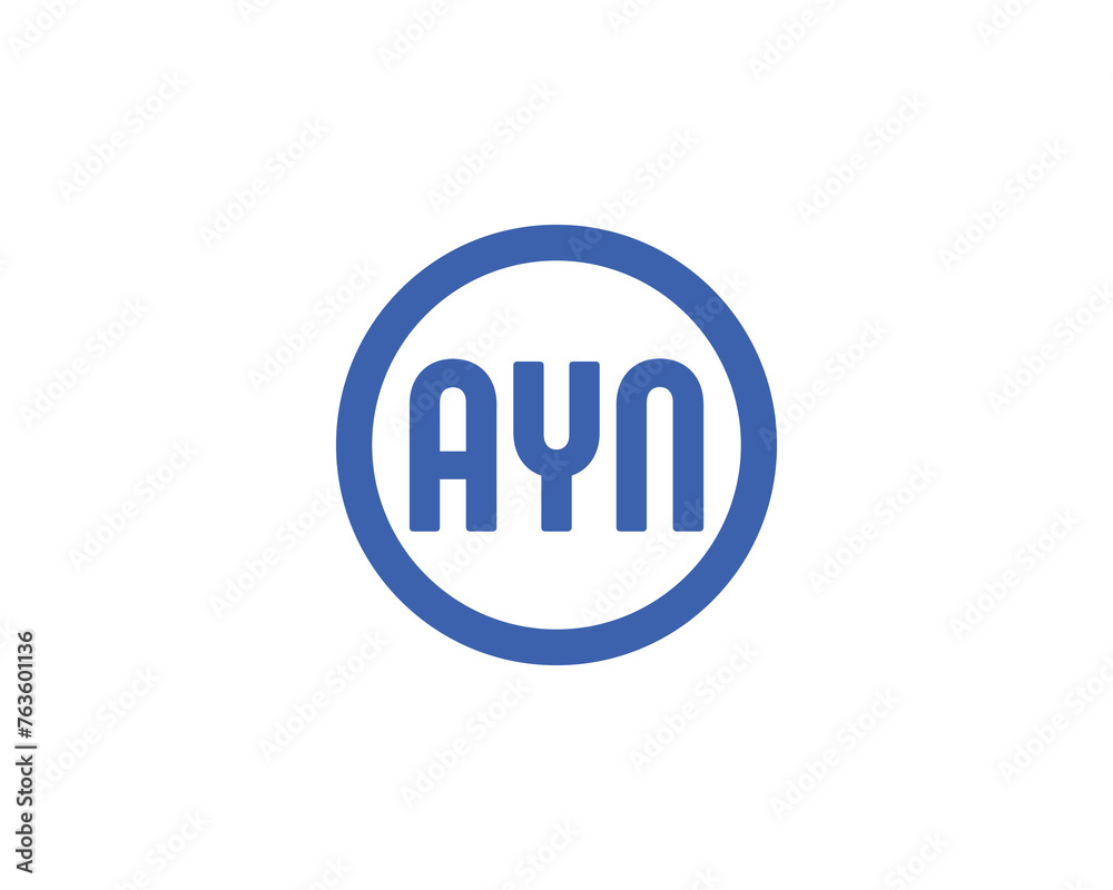 AYN Logo design vector template AYN Logo design vector template