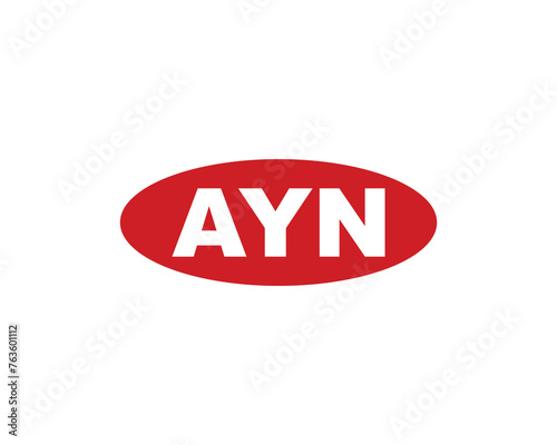 AYN Logo design vector template