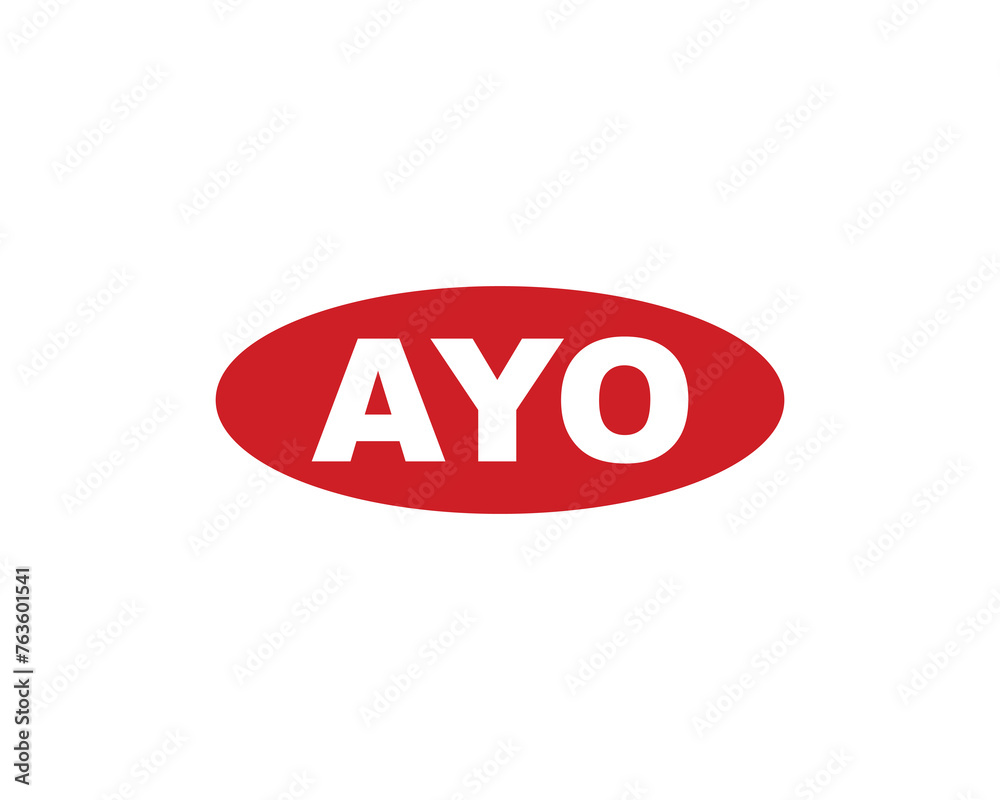 AYO Logo design vector template AYO Logo design vector template