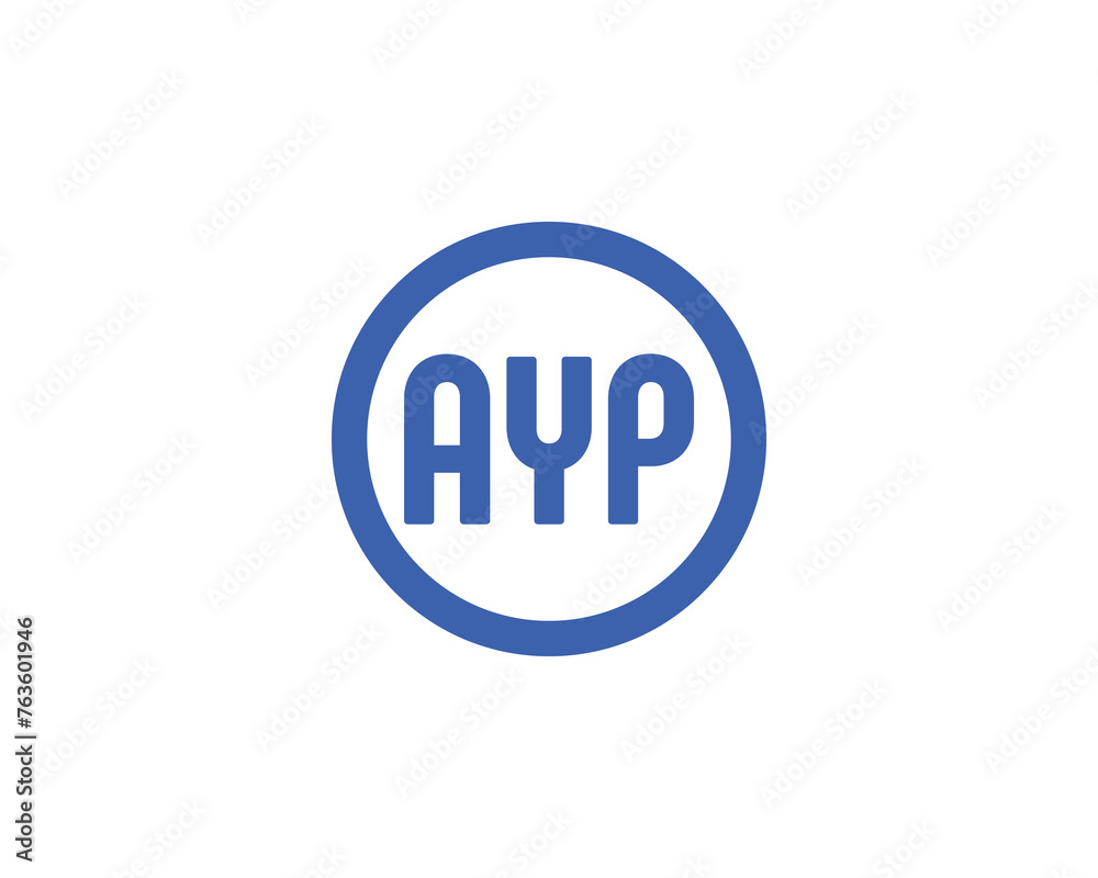 AYP logo design vector template AYP logo design vector template