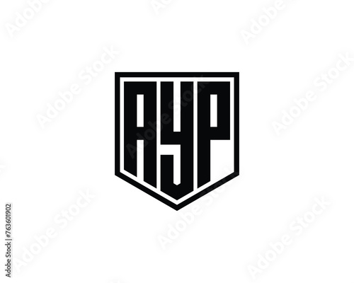 AYP logo design vector template photo