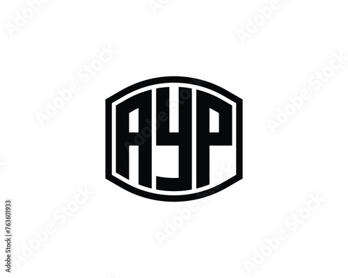 AYP logo design vector template photo