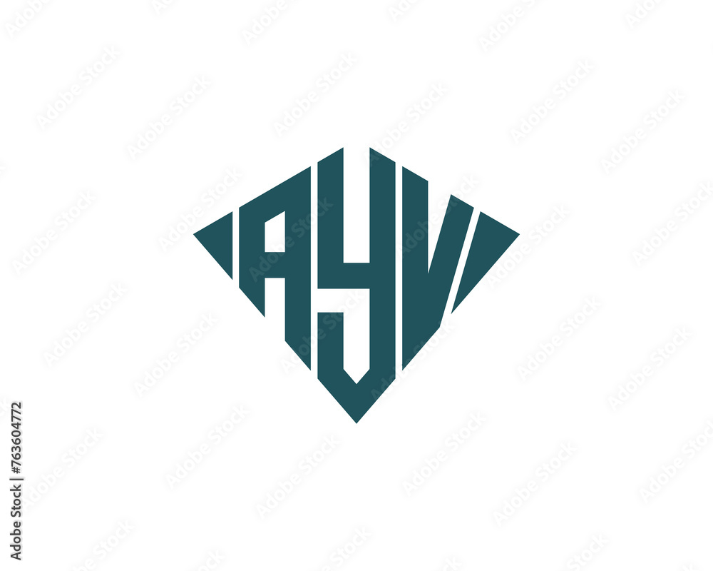 AYV logo design vector template AYV logo design vector template