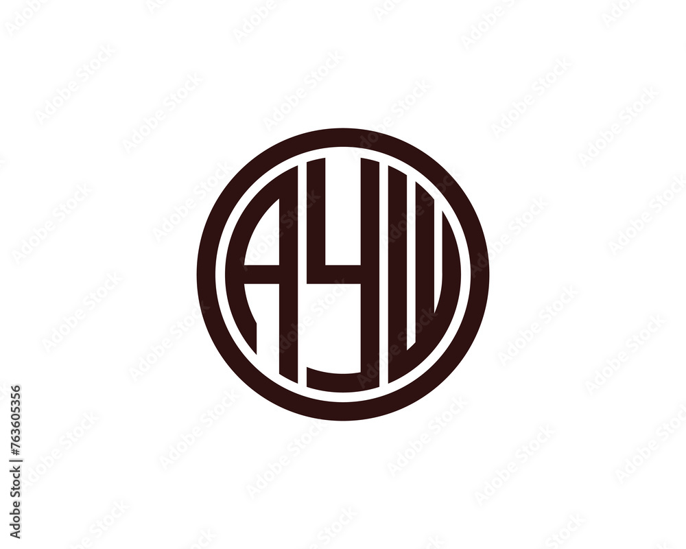 AYW logo design vector template AYW logo design vector template