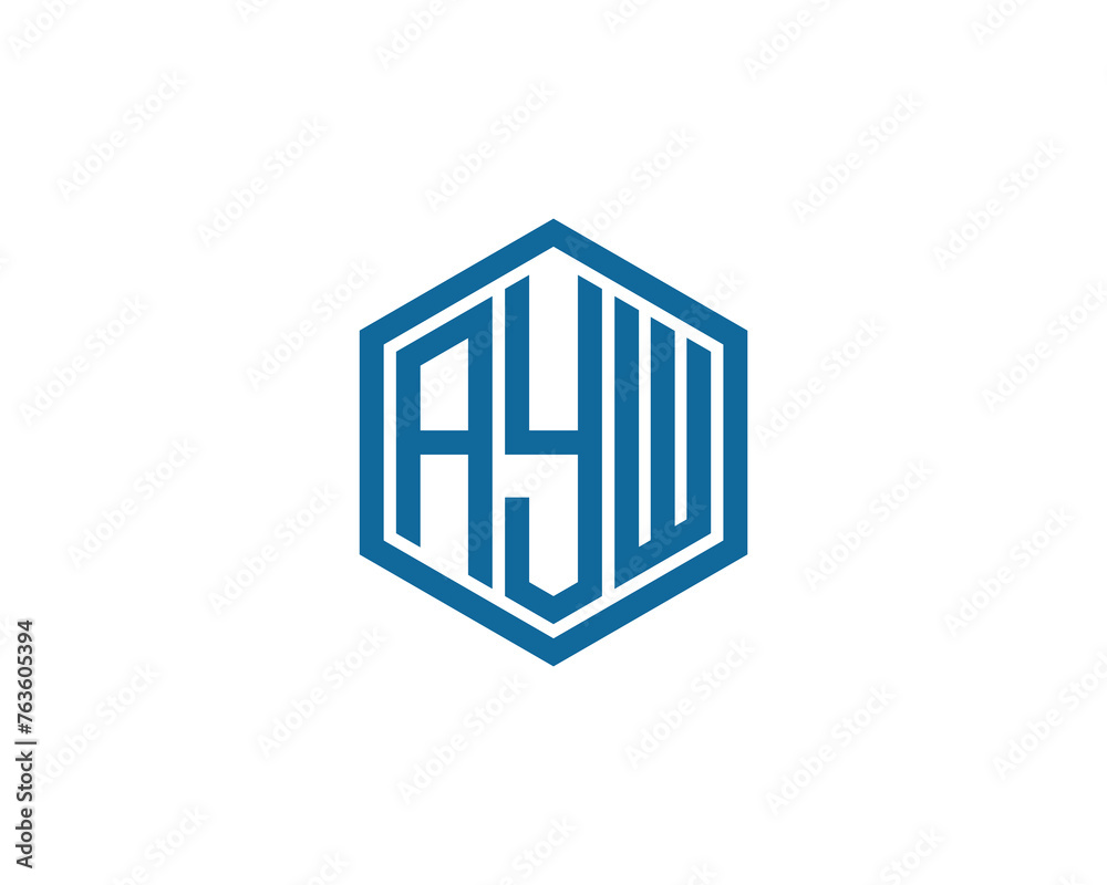 AYW logo design vector template AYW logo design vector template