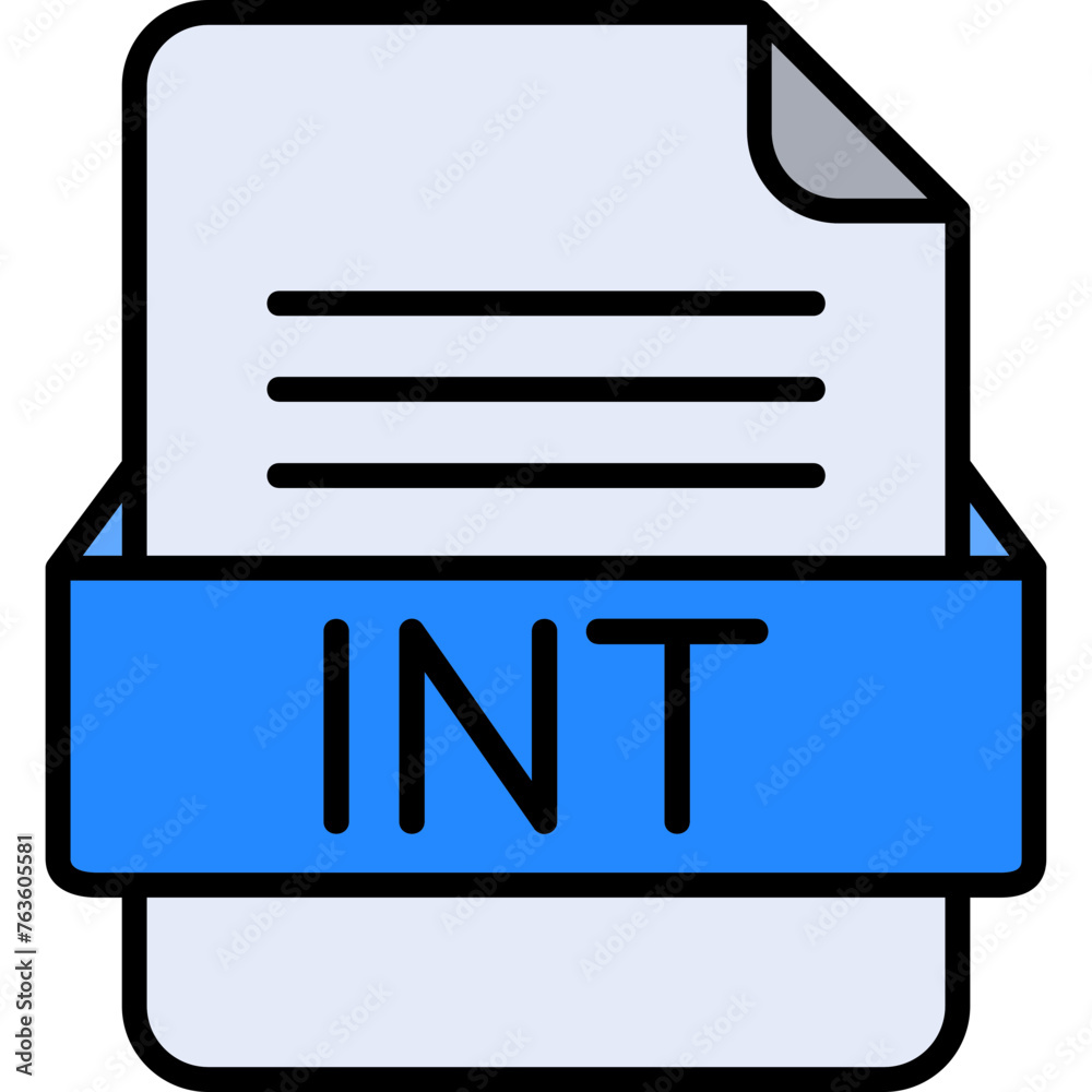 ITN File Format Vector Icon Design ITN File Format Vector Icon Design
