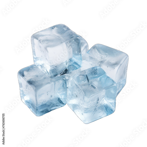  ice cube PNG Transparent white background