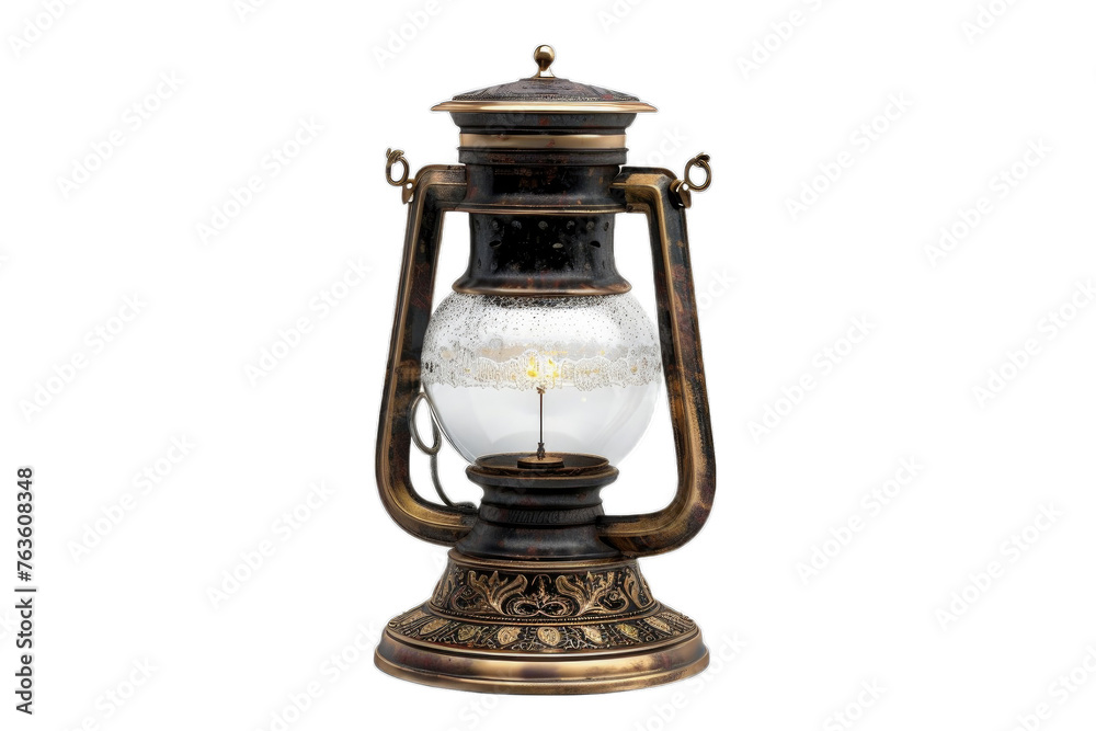 old lamp or classic lamp PNG Transparent white background