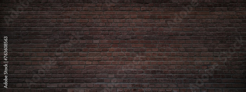 Old brick brown wall and backdrop. Brick texture for background.