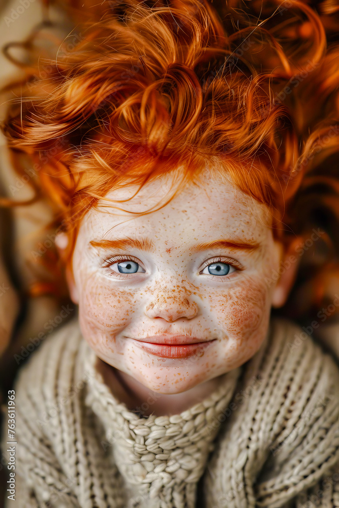 Freckles and Feelings Toddler's Moods Captured in an Enigmatic Expression Freckles and Feelings Toddler's Moods Captured in an Enigmatic Expression