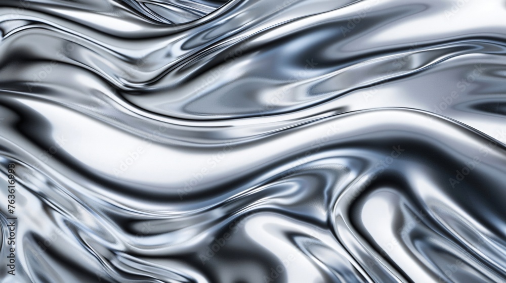 Abstract silver foil texture, liquid Metallic background Abstract silver foil texture, liquid Metallic background