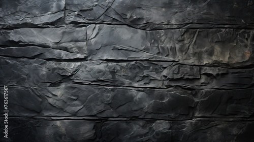 Dark black background stone texture
