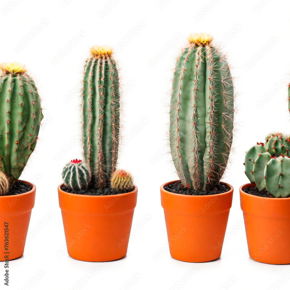 cactus isolated on a white background cactus isolated on a white background