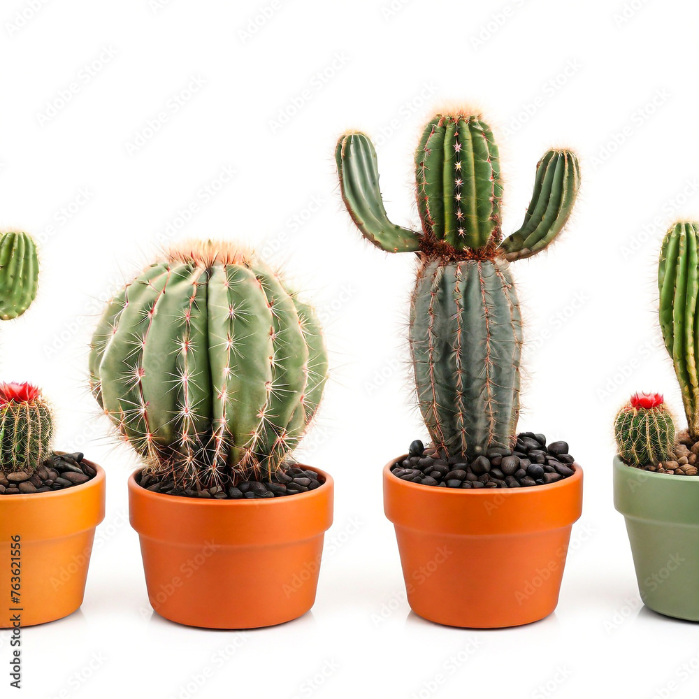cactus isolated on a white background cactus isolated on a white background