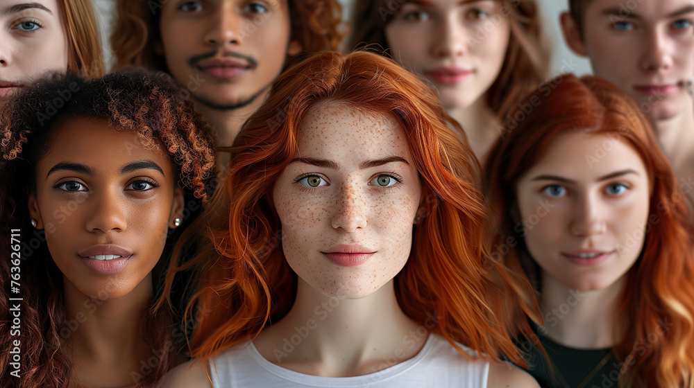 Fototapeta premium Multicultural Girl Squad