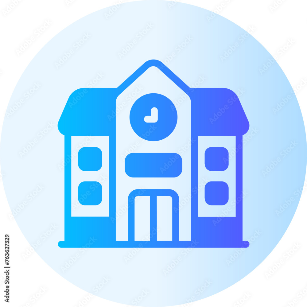 school gradient icon