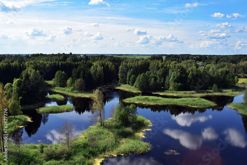 lakes in the forest