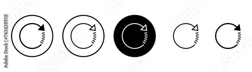 Refresh icon vector isolated on white background. Reload icon vector. Update icon. convert icon