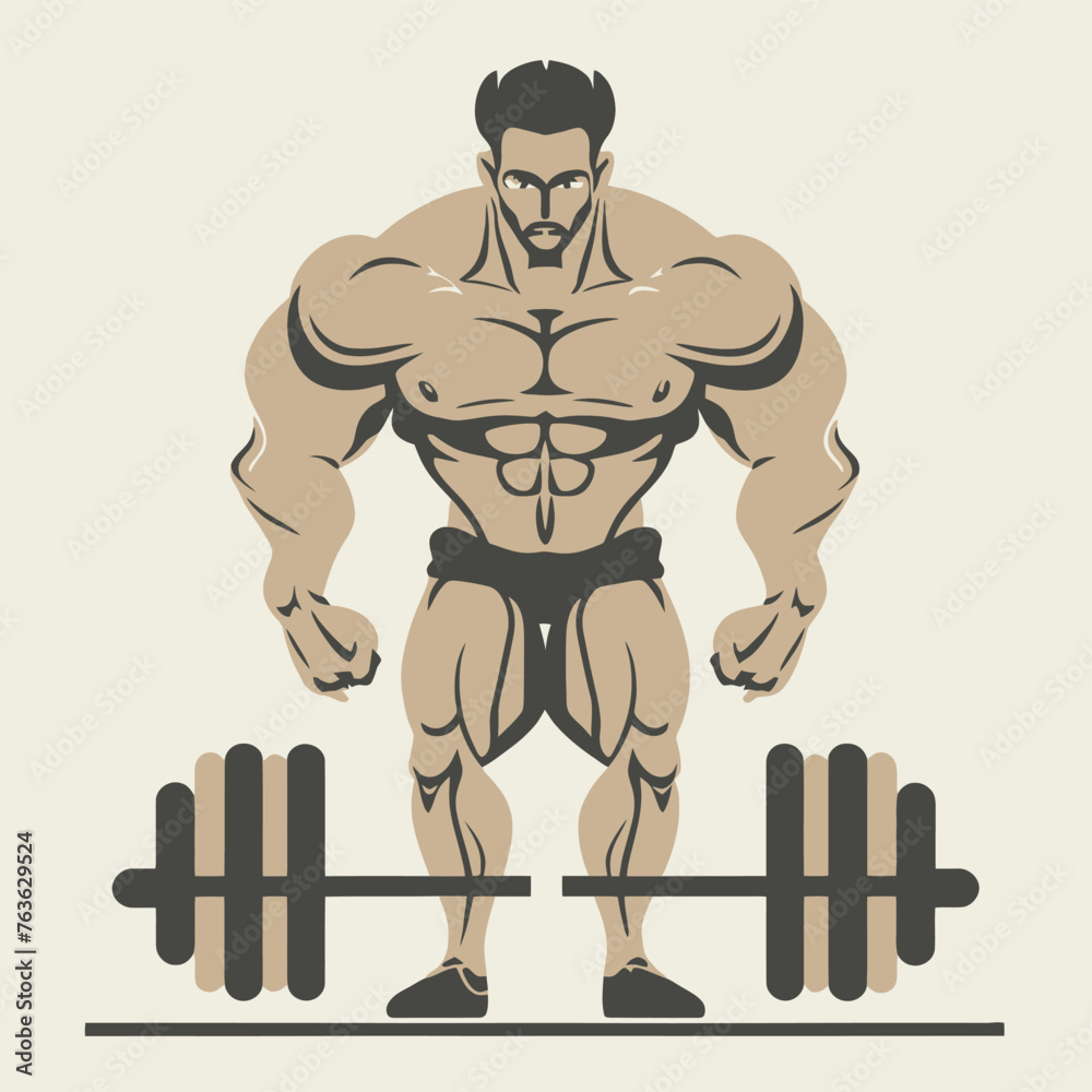 red white black modern style minimalist lines of a strong muscle pose strong body builder anatomy man at gym with bundle Doing exercises in all body positions using different gym equipment
red white black modern style minimalist lines of a strong muscle pose strong body builder anatomy man at gym with bundle Doing exercises in all body positions using different gym equipment