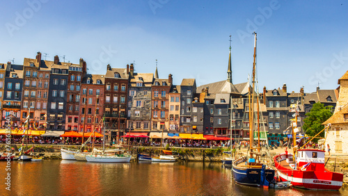 Honfleur is a famous village in Normandy, France