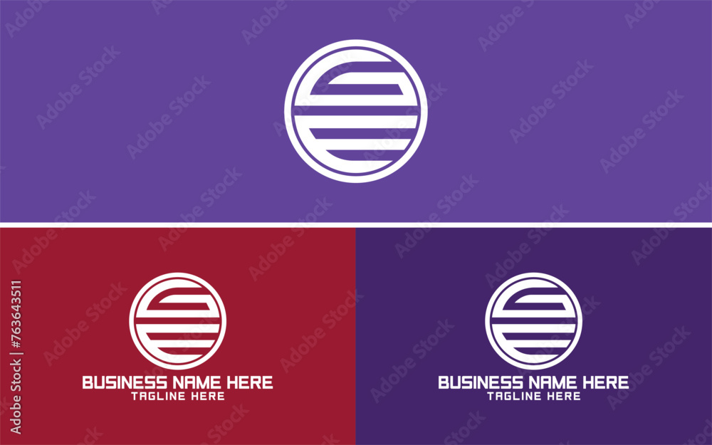 GE circular logo, GE Monogram logo design GE circular logo, GE Monogram logo design