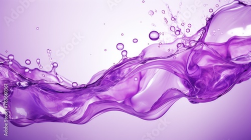Purple liquid water background