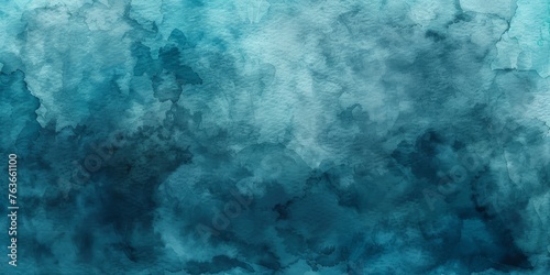 Moody teal and navy watercolor texture for a captivating and creative abstract background.