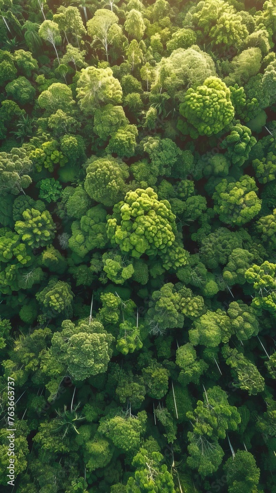 Beautiful green amazon forest landscape at sunset sunrise. Adventure explore air drone view Beautiful green amazon forest landscape at sunset sunrise. Adventure explore air drone view