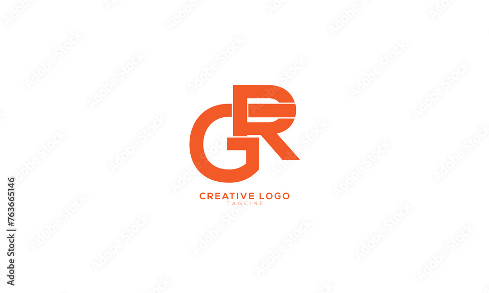 GR Abstract initial monogram letter alphabet logo design GR Abstract initial monogram letter alphabet logo design