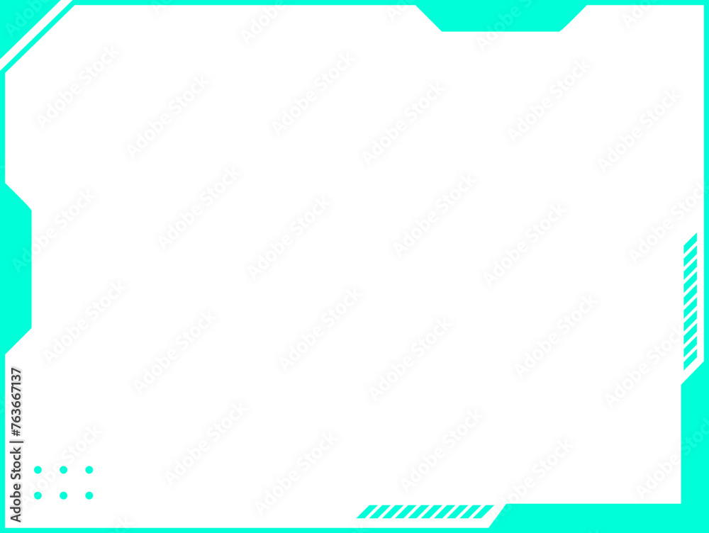 Futuristic Techno Frame Futuristic Techno Frame