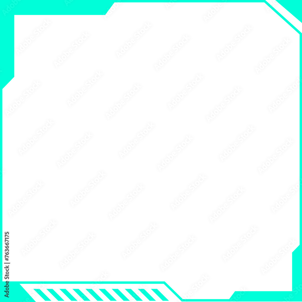 Futuristic Techno Frame Futuristic Techno Frame