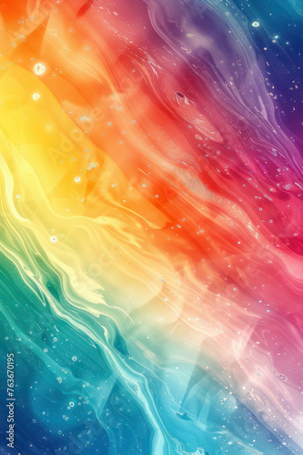 abstract background with rainbow