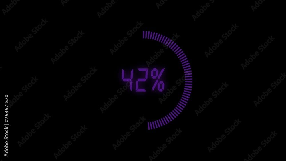 Loading bar circle with countdown Loading bar circle with countdown