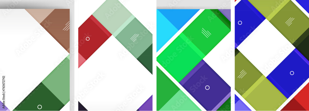 Square abstract poster set. Vector Illustration For Wallpaper, Banner, Background, Card, Book Illustration, landing page Square abstract poster set. Vector Illustration For Wallpaper, Banner, Background, Card, Book Illustration, landing page